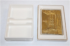 Pinehurst Clubhouse Porcelain Playing Card Box by Artist Bill Waugh