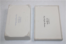 Pinehurst Clubhouse Porcelain Playing Card Box by Artist Bill Waugh