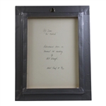 Old Tom Morris 'The Niblick' Canvas Artist Proof #2/10 Produced from Original Painting - Framed