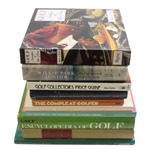 Ten (10) Various Golf Books - Willie Park, Historical Dictionary, Golf Club Value & more