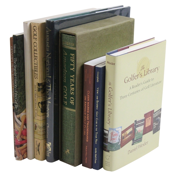 Ten (10) Various Golf Books - USGA Clubmakers, Hermitage, H.B. Martin & more