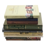 Ten (10) Various Golf Books - USGA Clubmakers, Hermitage, H.B. Martin & more