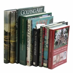 Ten (10) Various Golf Books - Bobby Jones at Augusta, MGA, Tom Bendelow & more