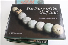 Ten (10) Various Golf Books - Bobby Jones at Augusta, MGA, Tom Bendelow & more
