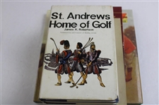Ten (10) Various Golf Books - Club Trademarks, St Andrews, Georgiady & more