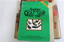 Ten (10) Various Golf Books - Club Trademarks, St Andrews, Georgiady & more