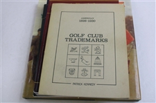 Ten (10) Various Golf Books - Club Trademarks, St Andrews, Georgiady & more