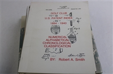 Ten (10) Various Golf Books - BGI Company, MET Golfer Magazine, Patents & more