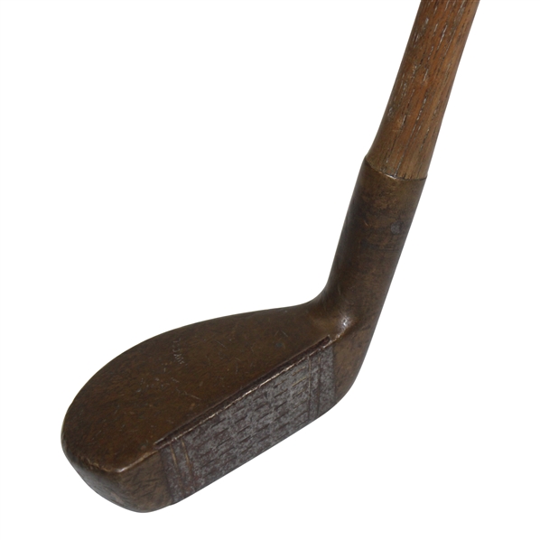  Zozo Brass Head Medium Lie Navy London Putter With Hickory Shaft 