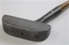 A. W. Gamage London Duplex Aluminum Head Putter With Hickory Shaft