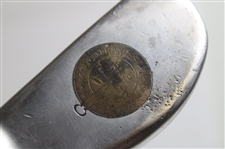 Bunny Donaldson Rangefinder Rustless Putter With Shaft Stamp & Hickory Shaft 