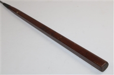 W.E. Harness Bloomington, Illinois No.33 Putter With Wooden Paddle Grip