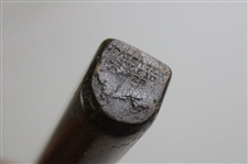 W.E. Harness Bloomington, Illinois No.33 Putter With Wooden Paddle Grip