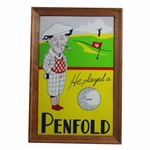 c.1991 'He Played A Penfold' Framed Advertisement 