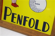 c.1991 'He Played A Penfold' Framed Advertisement 