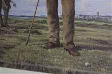 Young Tom' Morris St. Andrews Open Champion Ltd Ed #22/350 Matted Print Signed by Arthur Weaver