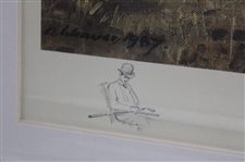 Young Tom' Morris St. Andrews Open Champion Ltd Ed #22/350 Matted Print Signed by Arthur Weaver