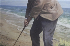 Old Tom Morris' St. Andrews Open Champion Ltd Ed #22/350 Matted Print Signed by Arthur Weaver
