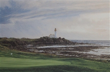 1994 The Open Ailsa Course Turnberry GC Ltd Ed #642/850 Print Signed by Artist Linda Hartough