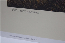 1994 The Open Ailsa Course Turnberry GC Ltd Ed #642/850 Print Signed by Artist Linda Hartough