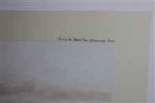 1994 The Open Ailsa Course Turnberry GC Ltd Ed #642/850 Print Signed by Artist Linda Hartough