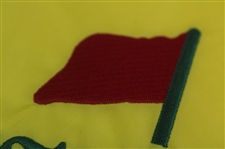 Big 3' Palmer, Nicklaus & Player Signed 1997 Masters Embroidered Flag - Rare JSA ALOA