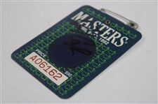 Fred Couples Signed 1992 Masters SERIES Badge #A06162 JSA ALOA
