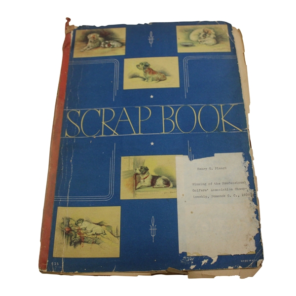 H.G. Picards Personal Newspaper/Articles Scrapbook - 1939 PGA Championship Win