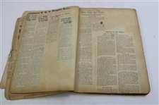 H.G. Picard's Personal Newspaper/Articles Scrapbook - 1939 PGA Championship Win
