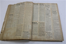 H.G. Picard's Personal Newspaper/Articles Scrapbook - Feb-April 1940