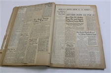 H.G. Picard's Personal Newspaper/Articles Scrapbook - Feb-April 1940