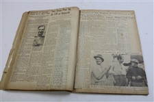 H.G. Picard's Personal Newspaper/Articles Scrapbook - Feb-April 1940