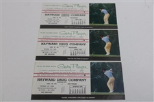 Seven (7) 'Play Along With Gary Player' Instructional Pamphlets - Hayward Drug Company