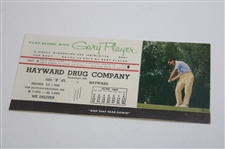 Seven (7) 'Play Along With Gary Player' Instructional Pamphlets - Hayward Drug Company