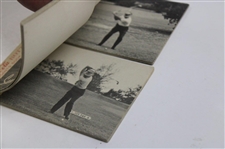 Two (2) Sam Snead Stop-Action Golf Coca-Cola Bottler Flip Books - Book 1 (Driver) & Book 2 (4-Iron)
