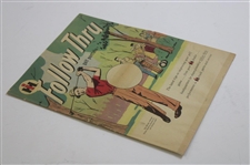 c.1960 'Follow Thru' Golf Portfolio with Sam Snead on Cover 