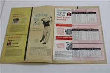 c.1960 'Follow Thru' Golf Portfolio with Sam Snead on Cover 