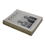 Ten (10) 1926 Golf Illustrated UK Issues – Bobby Jones & Francis Ouimet Cover (Walker Cup)