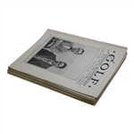 Ten (10) 1926 Golf Illustrated UK Issues – Bobby Jones & Francis Ouimet Cover (Walker Cup)