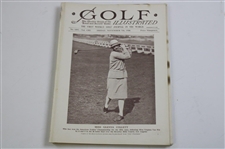 Ten (10) 1930 Golf Illustrated UK Issues – Bobby Jones with Claret Jug Cover (Grand Slam)