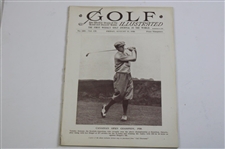 Nine (9) 1930 Golf Illustrated UK Issues – Bobby Jones Wins British Amateur Cover (Grand Slam)