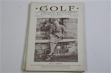 Nine (9) 1930 Golf Illustrated UK Issues – Bobby Jones Wins Gold Vase Cover (Grand Slam)