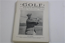Nine (9) 1926 Golf Illustrated UK Issues – Walter Hagen USA v UK Challenge Match Cover
