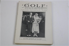 Nine (9) 1926 Golf Illustrated UK Issues – Walter Hagen USA v UK Challenge Match Cover