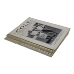 Nine (9) 1926 Golf Illustrated UK Issues – Walter Hagen USA v UK Challenge Match Cover