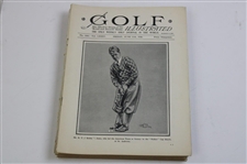 Nine (9) 1926 Golf Illustrated UK Issues – Unique Bobby Jones Walker Cup Cover & Story
