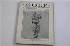 Nine (9) 1926 Golf Illustrated UK Issues – Unique Bobby Jones Walker Cup Cover & Story
