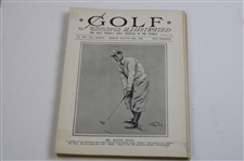 Nine (9) 1926 Golf Illustrated UK Issues – Unique Bobby Jones Walker Cup Cover & Story