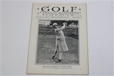 Nine (9) 1926 Golf Illustrated UK Issues – Unique Bobby Jones Walker Cup Cover & Story