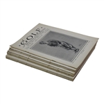 Nine (9) 1926 Golf Illustrated UK Issues – Unique Bobby Jones Walker Cup Cover & Story
